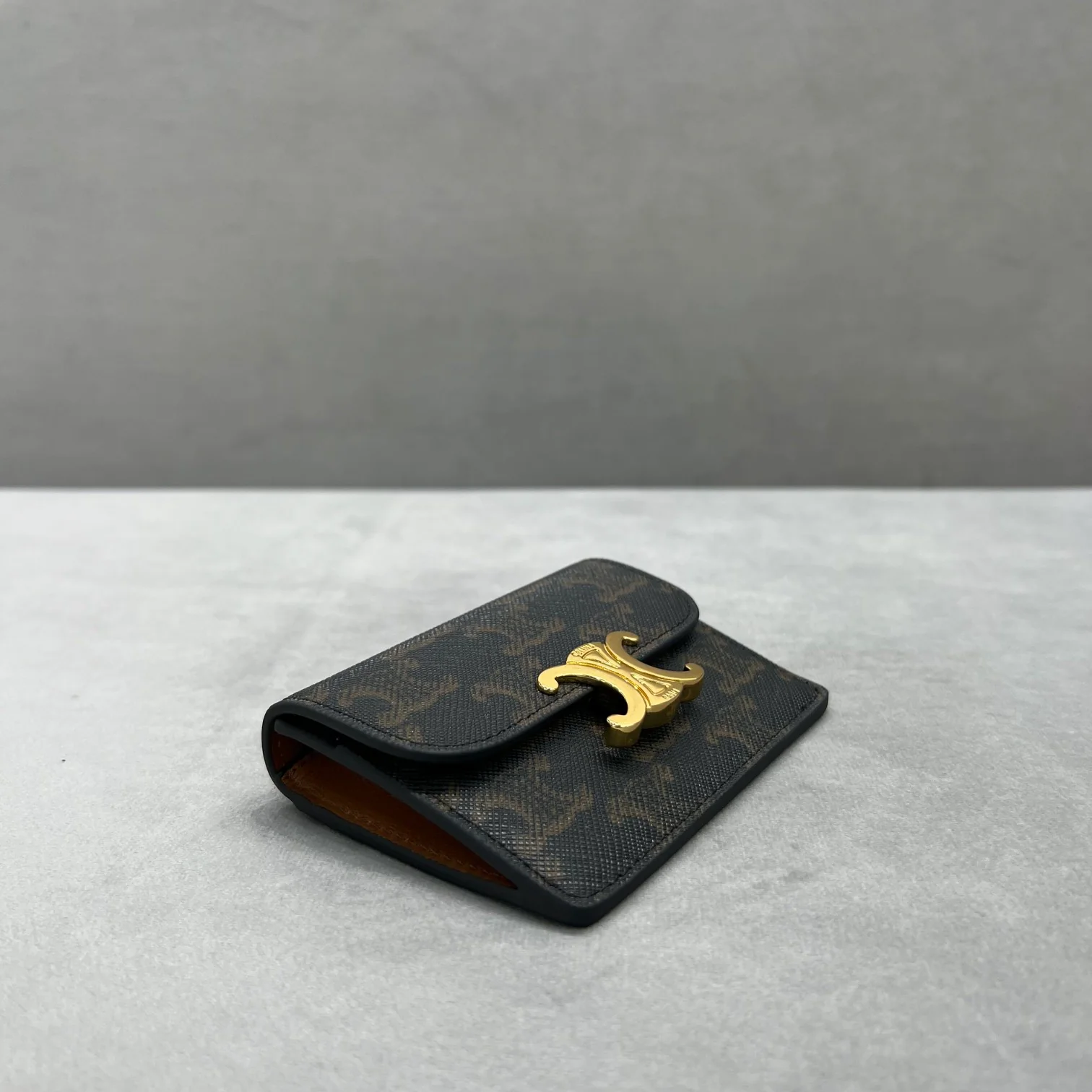 Celine-TRIOMPHE 老花 钱包卡包