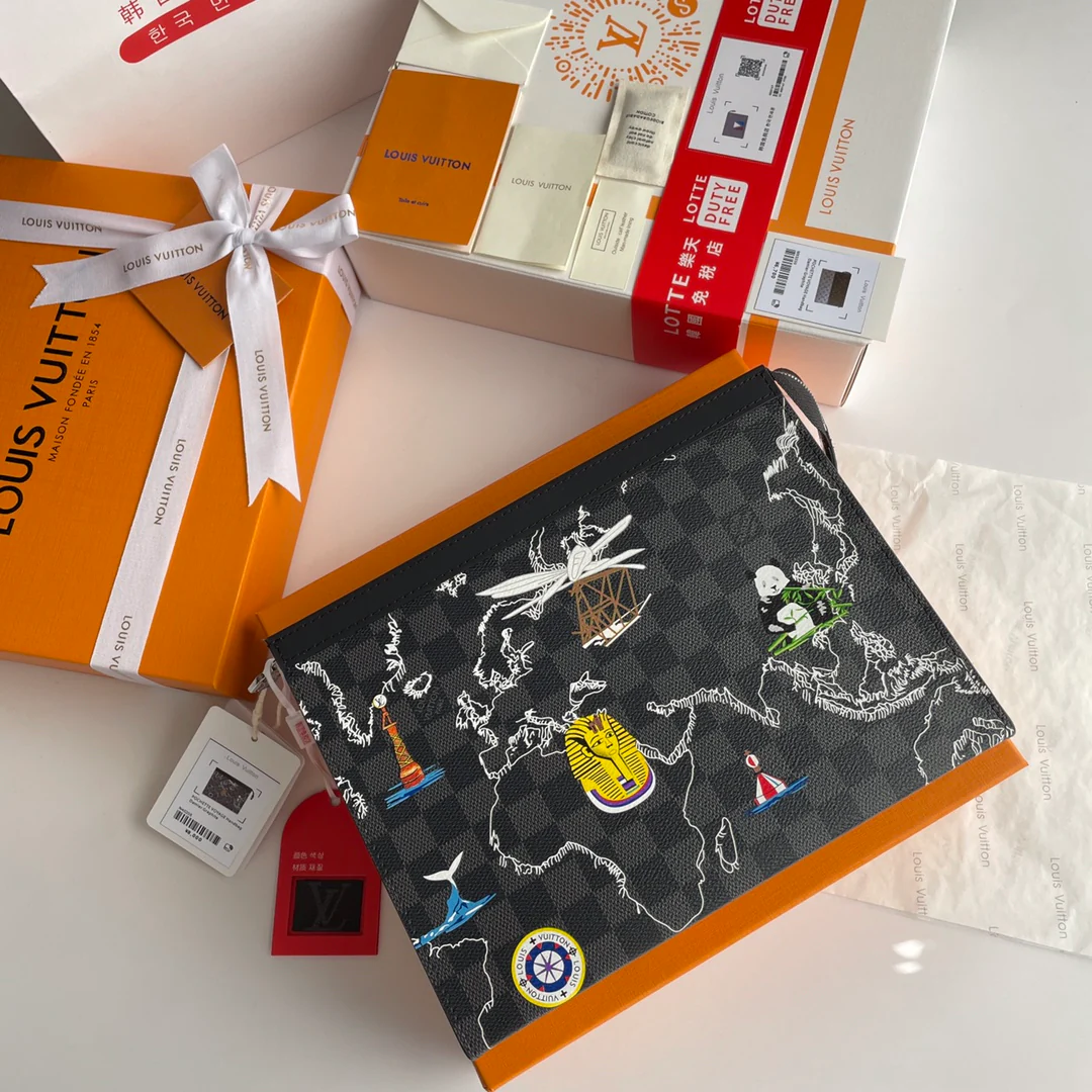 клатч lv-n40205