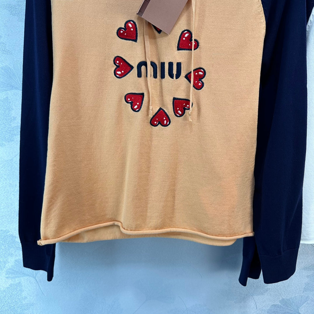 Miu Miu - 2404 - Весенняя новая вязаная толстовка