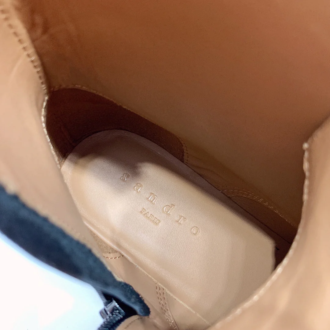 BV - Металлическая колодка - Ботинки на шнуровке до середины икры