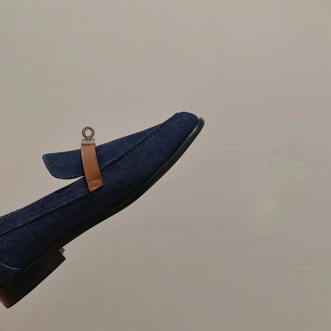 Лоферы Hermes с пряжкой Kelly