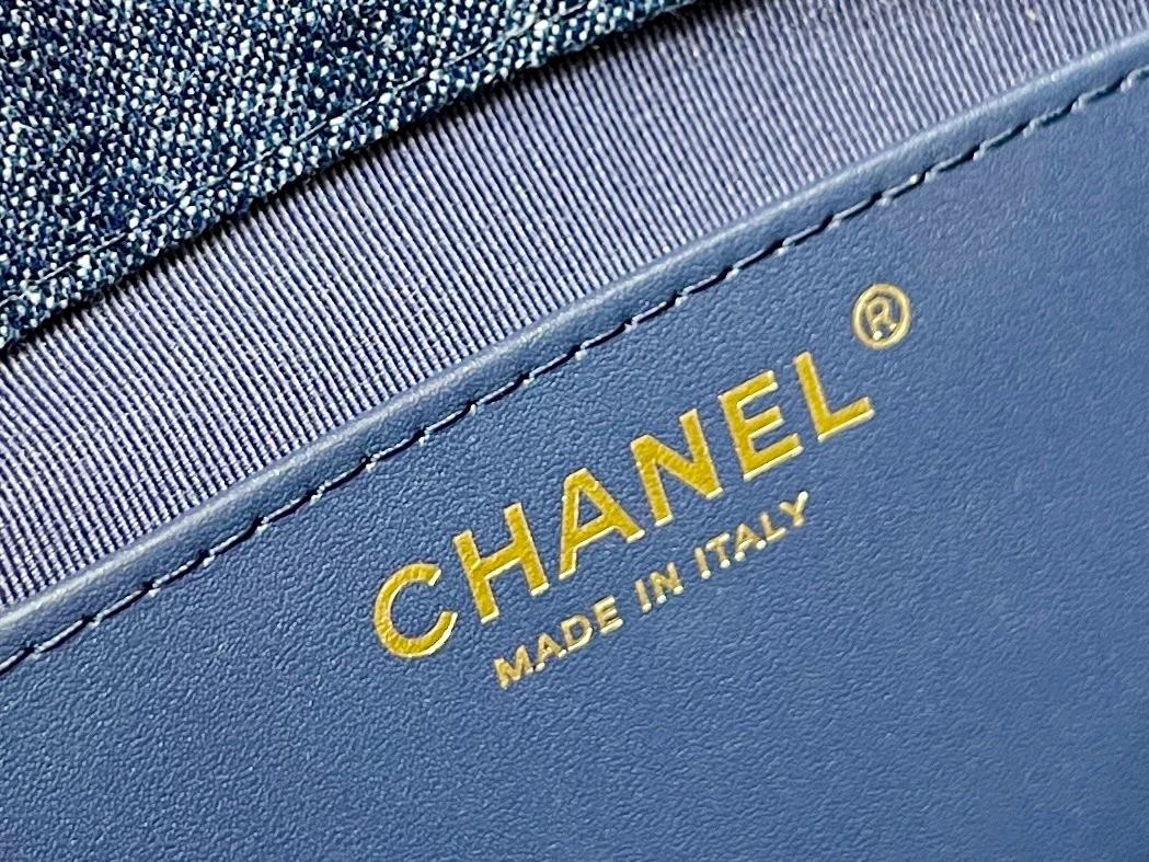 Chanel - Рюкзак с двумя карманами - Темно-синий