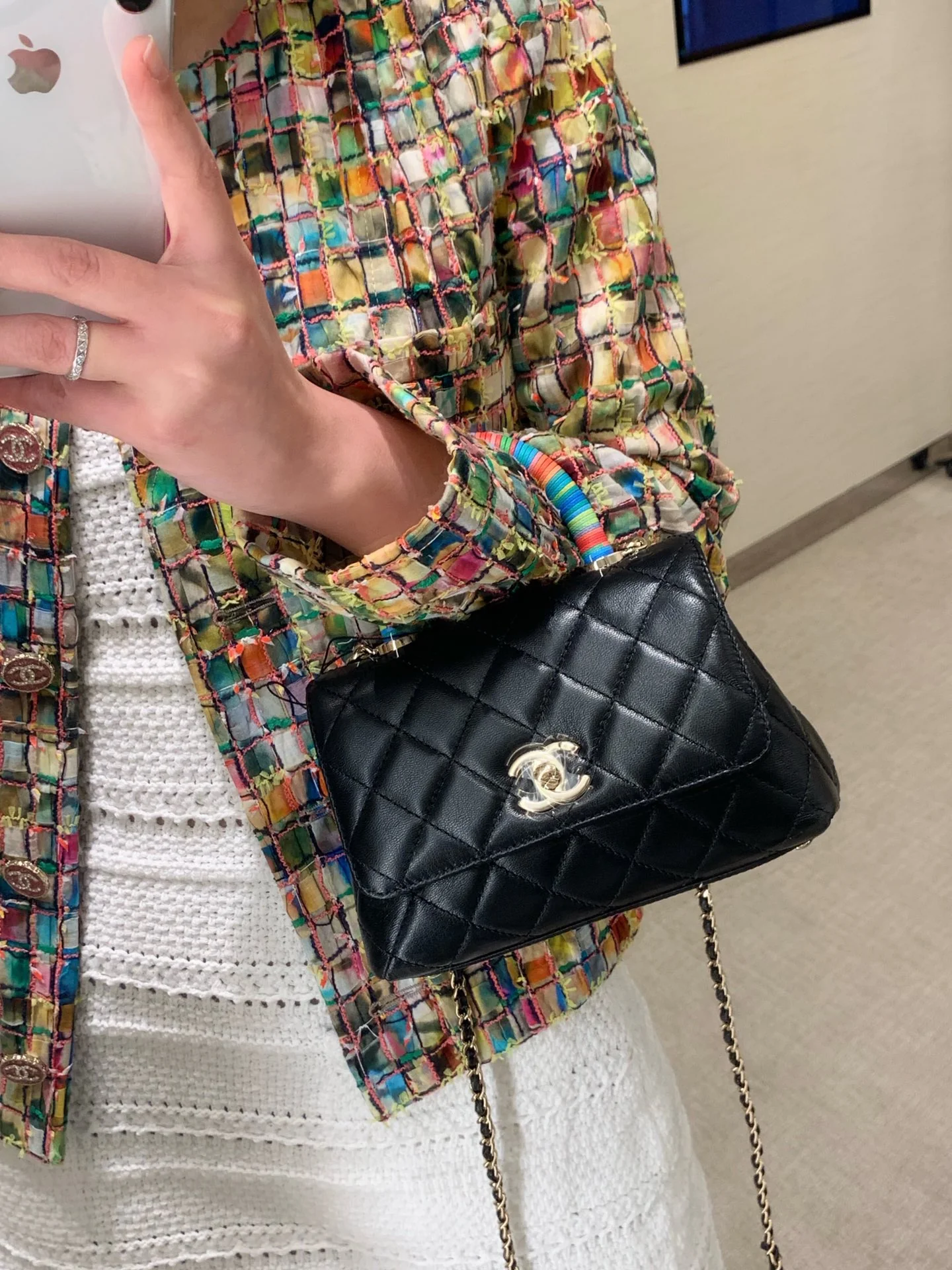 Мини-сумочка Chanel Coco Handle Rainbow