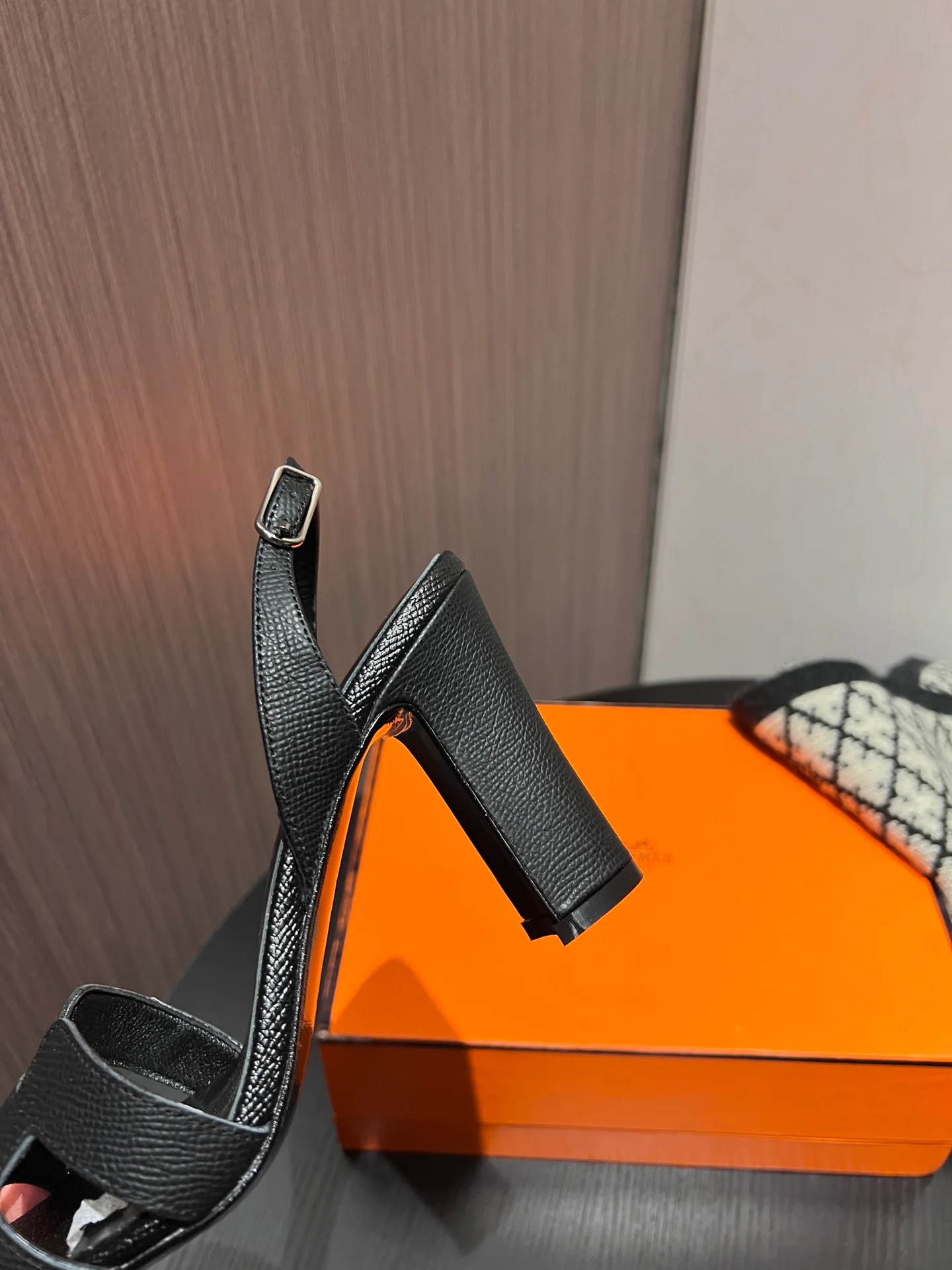 Hermes - Босоножки на высоком каблуке - Черные