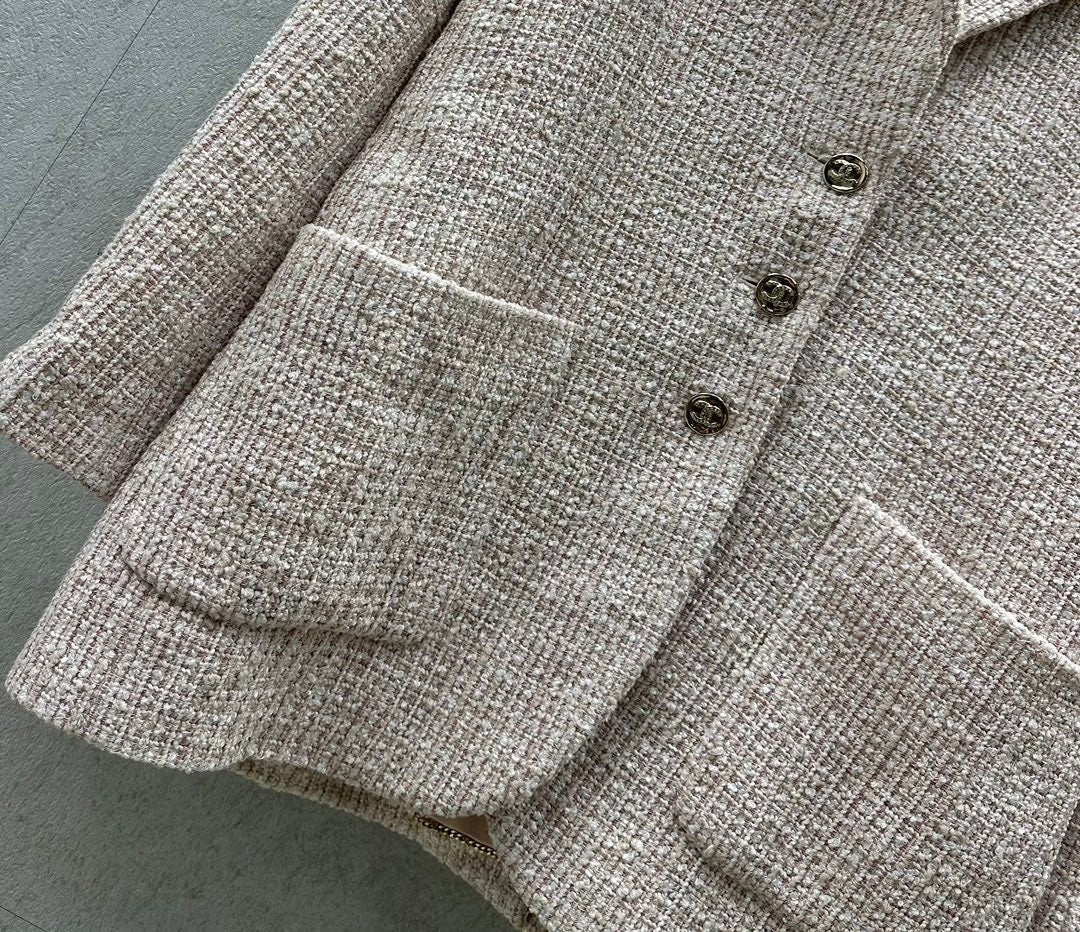 Пальто Chanel 2403-24c, новинка ранней весны - оригинальная покупка - высокое качество - объемное пальто средней длины