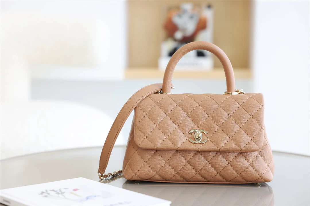 Chanel 2021 Coco Handle Caramel Small