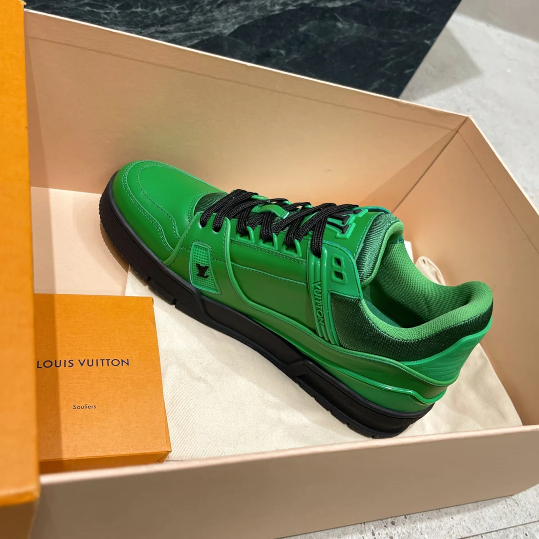 Обувь LV - LV Trainer, последняя модель - кроссовки серии Rainbow - 3