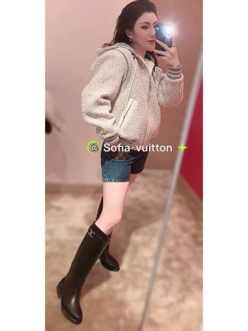 LV-22ss - Сапоги для верховой езды, украшенные металлической пряжкой