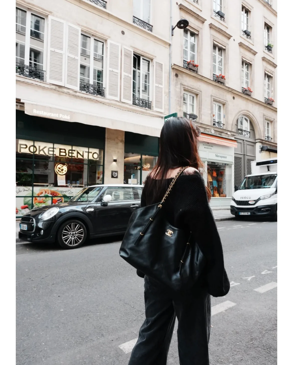 Большая сумка-шоппер 25s - черная