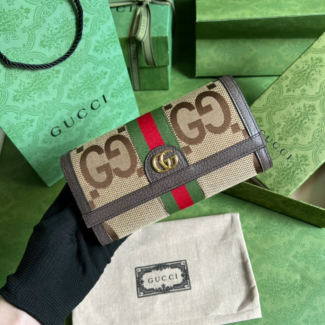 Gucci-大G logo 中夹 19x10x3cm