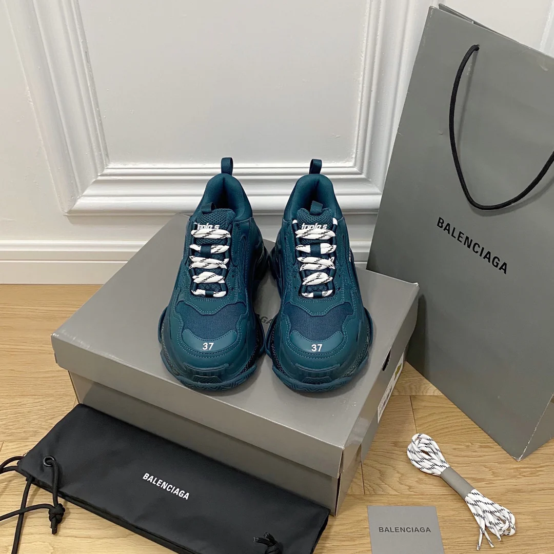 Кроссовки Balenciaga Triples Cushion Chunky Shoes - Lake Green