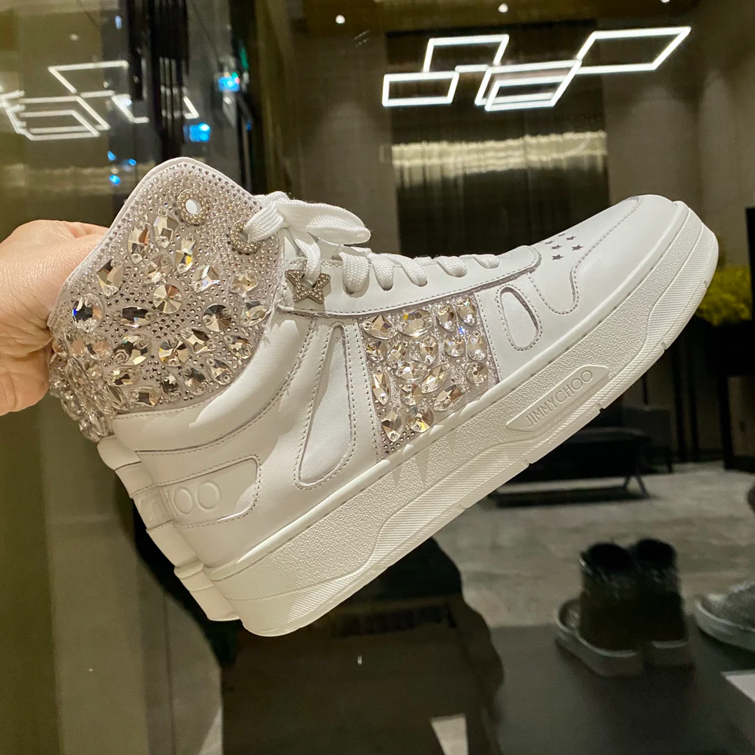 Jimmy - Перламутровый верх - Платформа - Высокие - Повседневные туфли - Черные