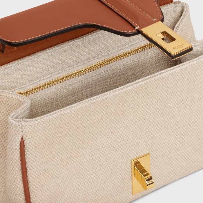Celine Mini Soft 16 Canvas Brown