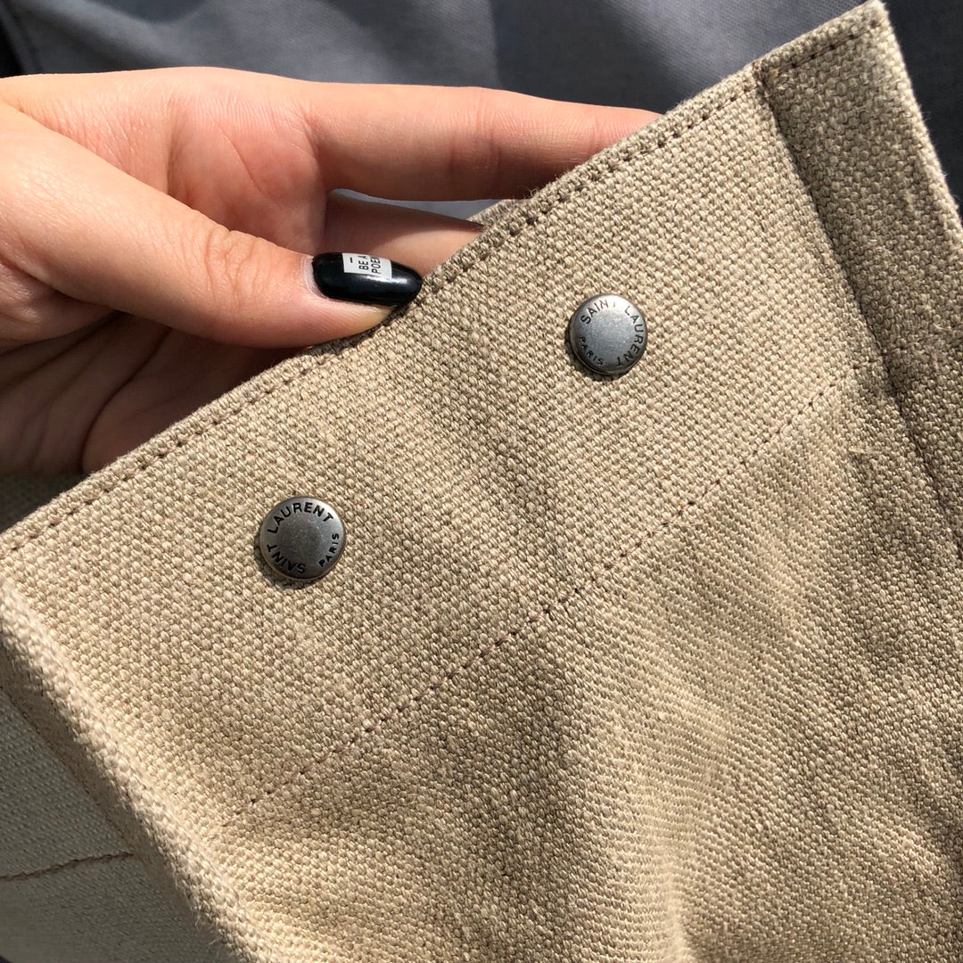 Сумка-тоут YSL Rive Gauche (сумка для покупок Left Bank) - черная