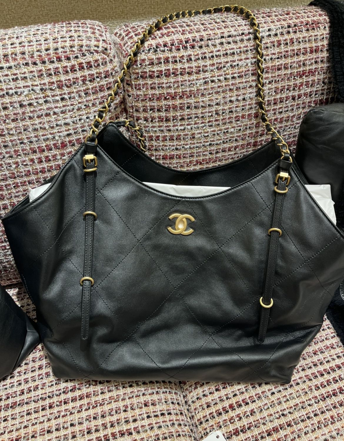 Большая сумка-шоппер 25s - черная