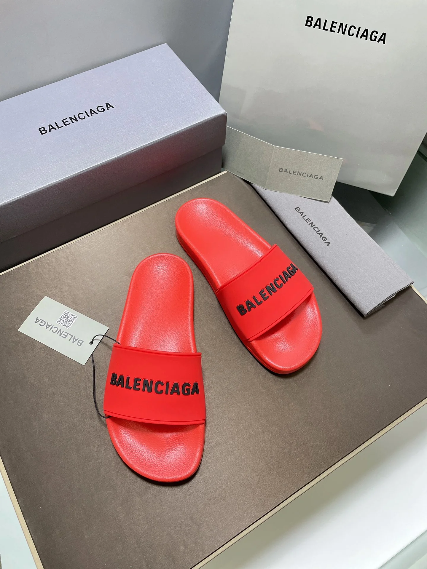 Balenciaga - Новая модель 2022 года - Тапочки с эффектом памяти и улучшенной упругостью - 11
