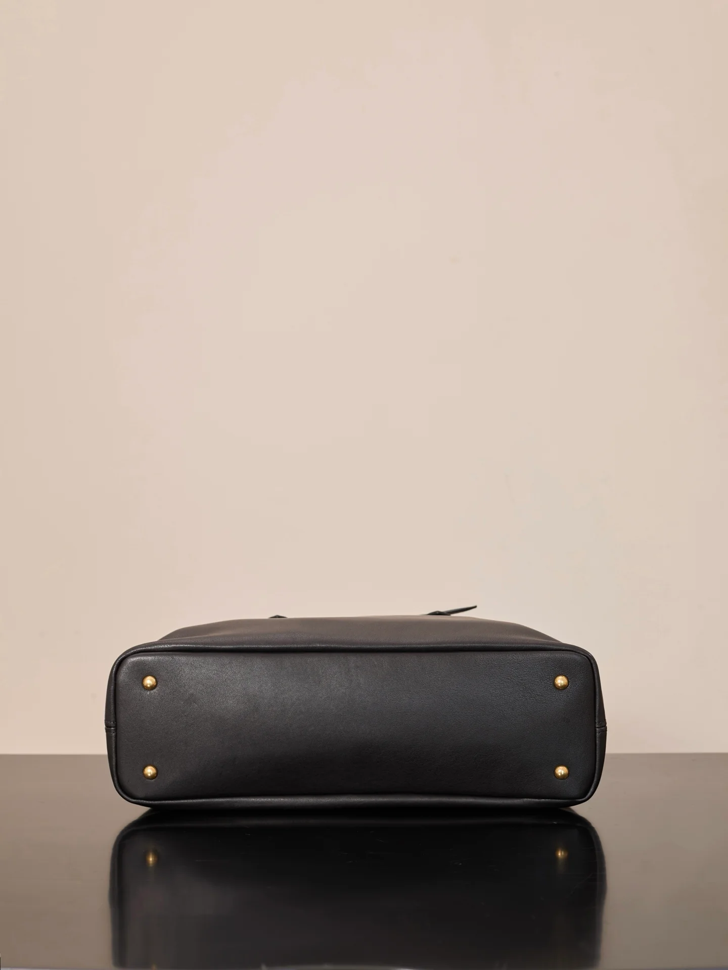 Главная - 5bg291m1580 - Кожаная сумка - Вертикальная - Черная