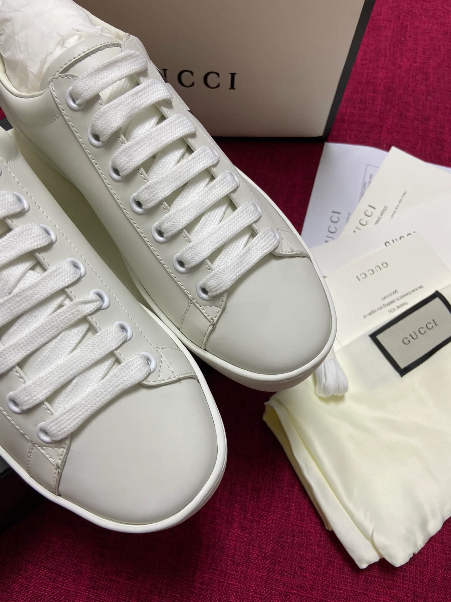 Gucci - Белые кроссовки - Кроссовки - Повседневная обувь - 7