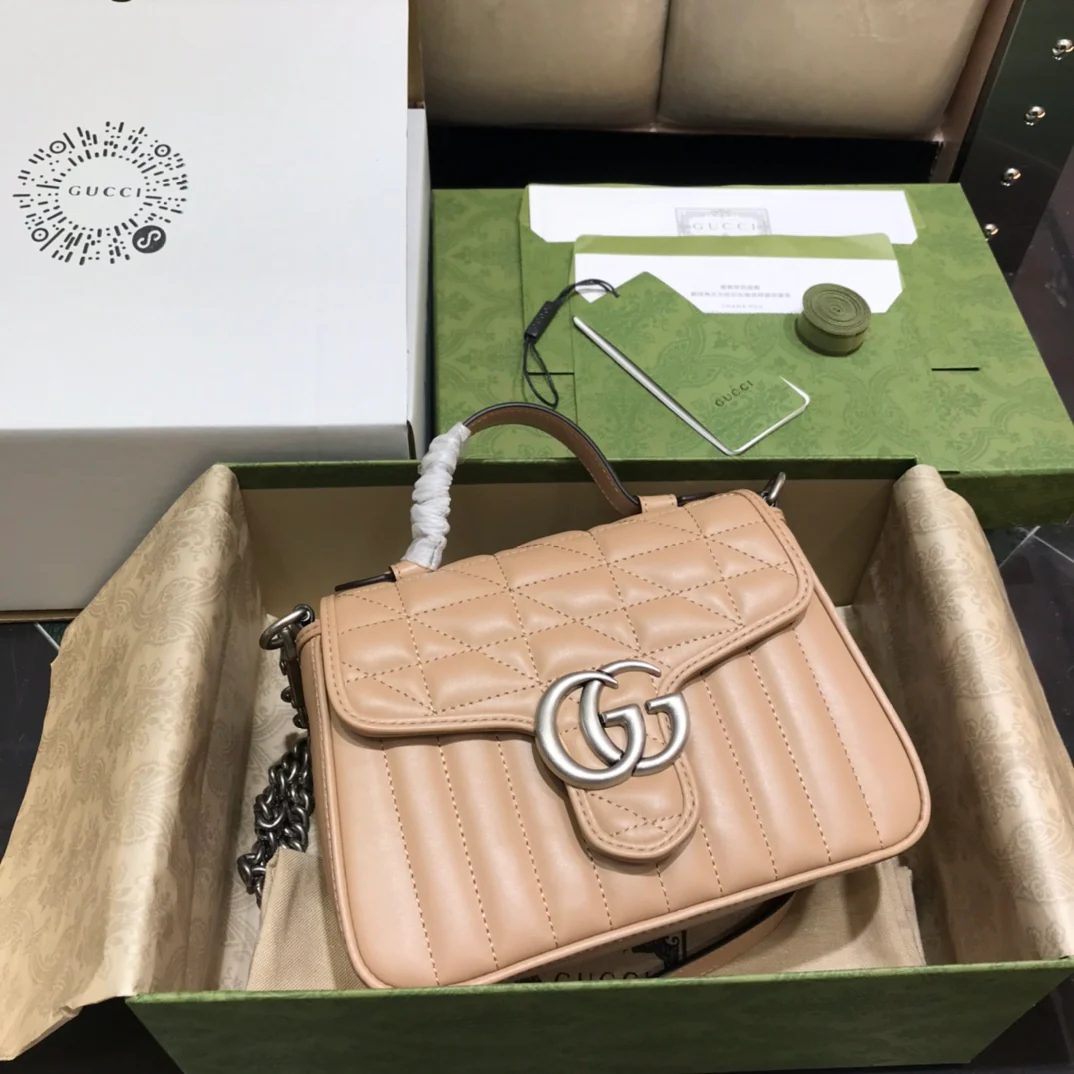 Сумка Gucci Marmont из геометрической серии - 2