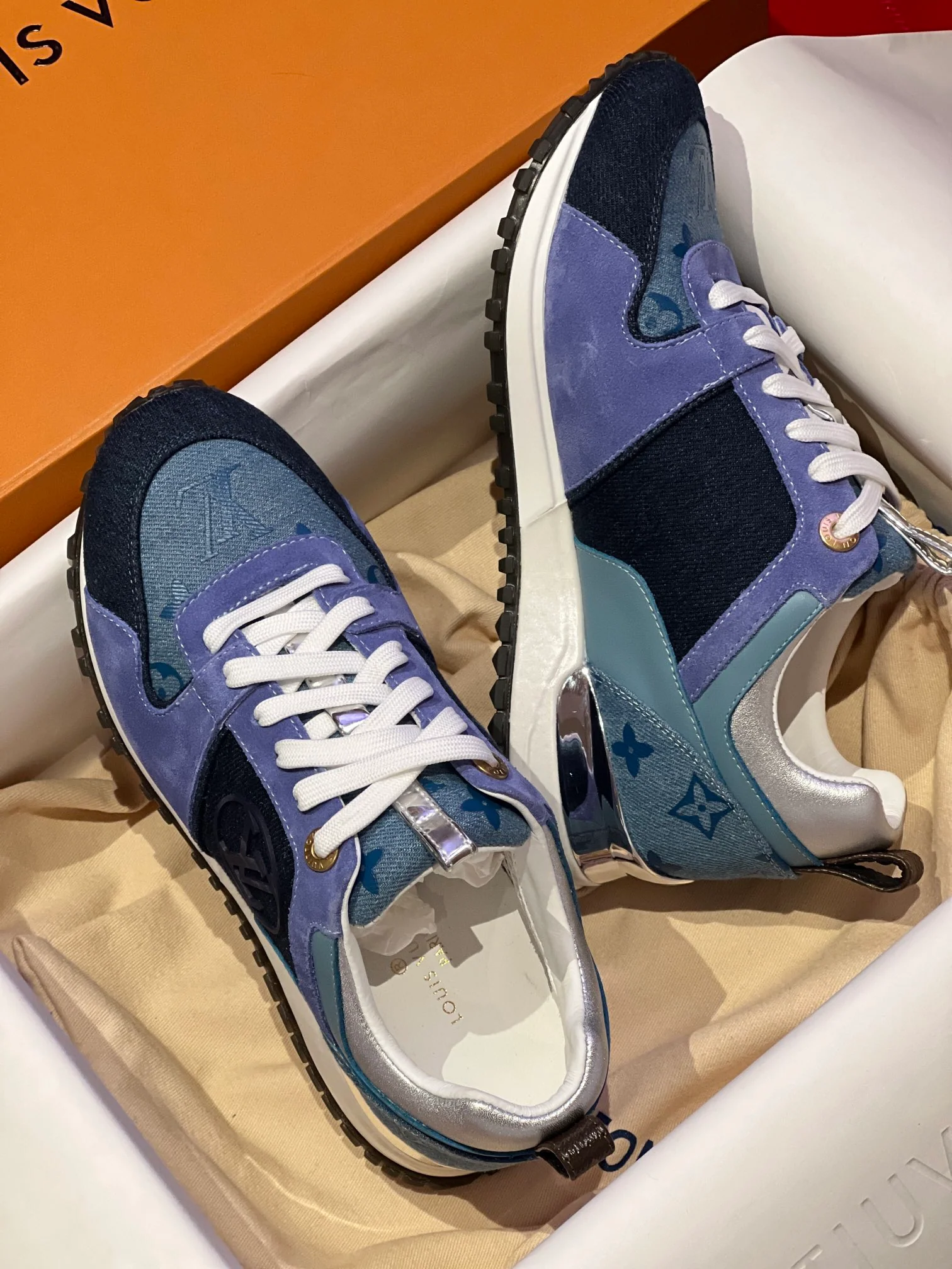 Кроссовки LV Run Away Series - Повседневные кроссовки - Синие