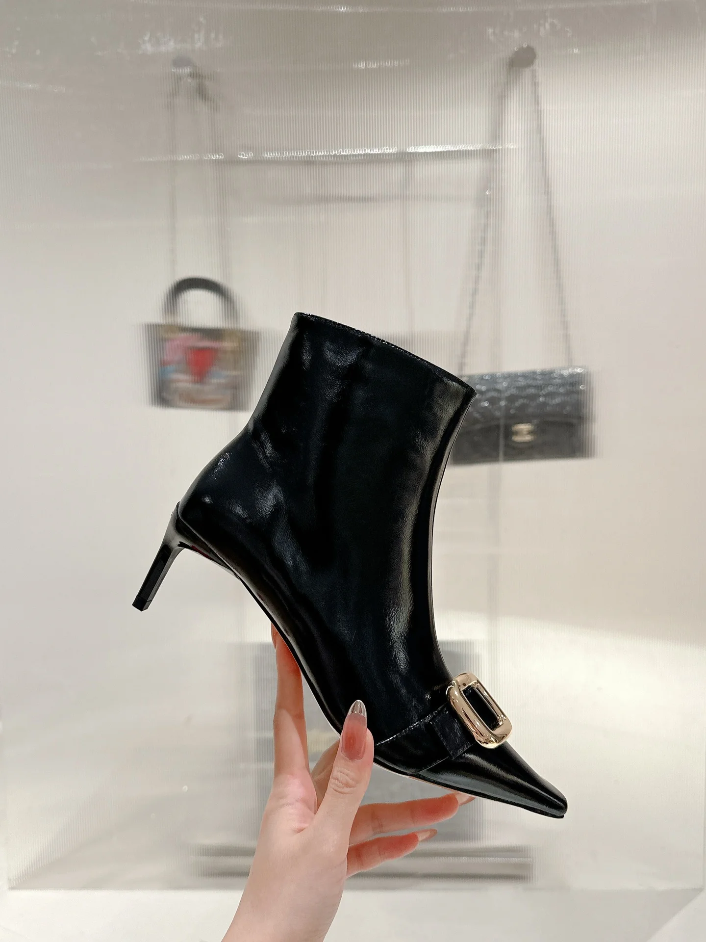 Обувь RV Shoes - 2024 - Кожаные ботильоны - Черные