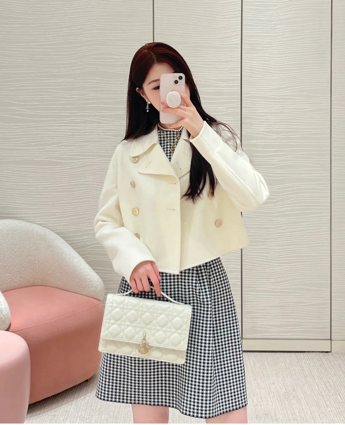 Сумка Dior Missdr - белая