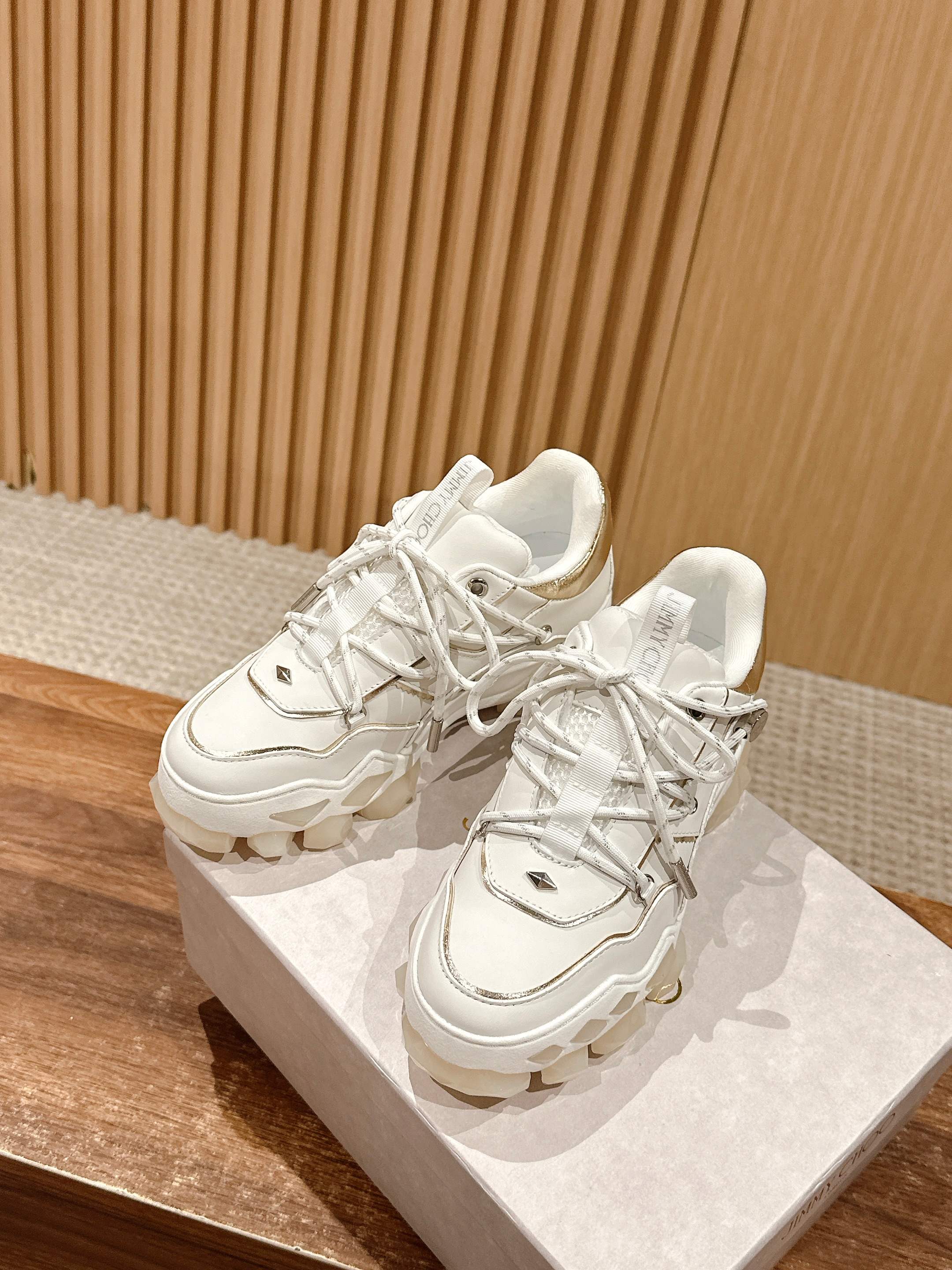 Парные кроссовки Jimmy Diamond Dad Shoes - белые