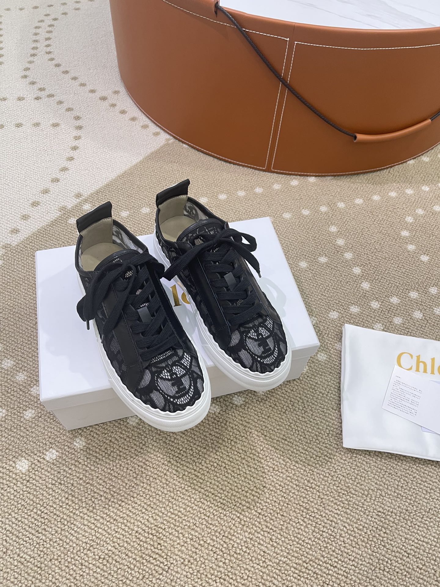 Chloe - Кружевные кеды из парусины - Размеры 35-40-41 (изготовление на заказ) - 3