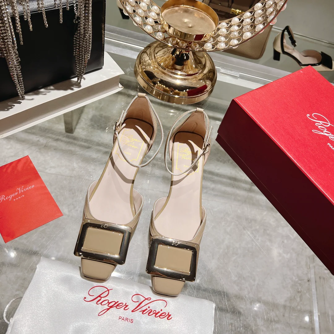 Обувь RV Shoes - Новинка ранней весны 2023 года - Полые сандалии - Абрикосовый цвет - 1