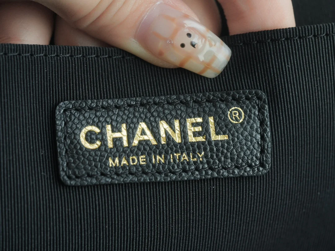 Сумка Chanel 24c Extra Large CF Chain Shoulder Bag - Caviar Black