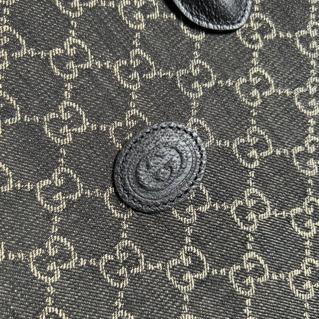 Большая джинсовая сумка-тоут Gucci - 1