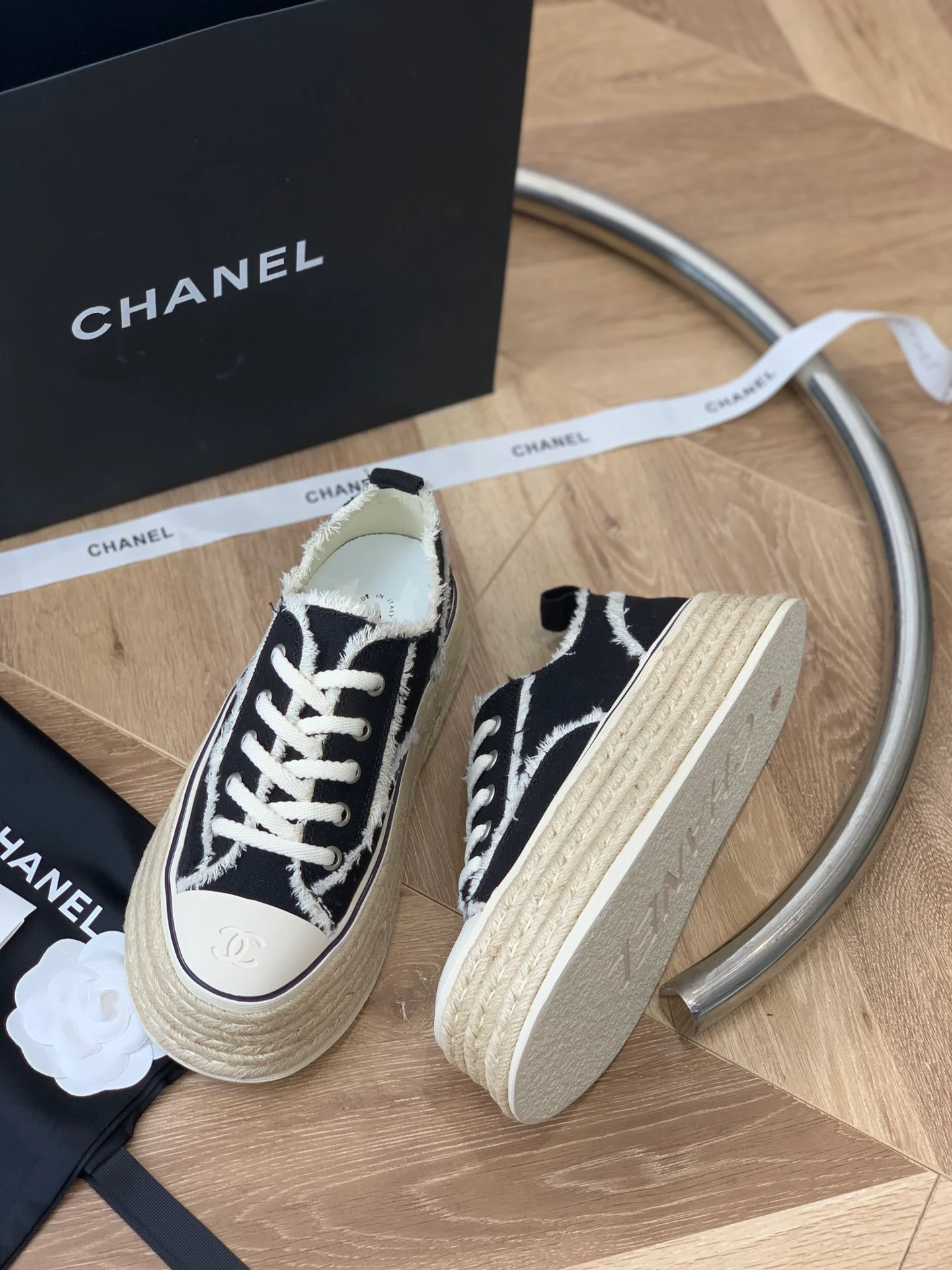 Кед на платформе Chanel - 1