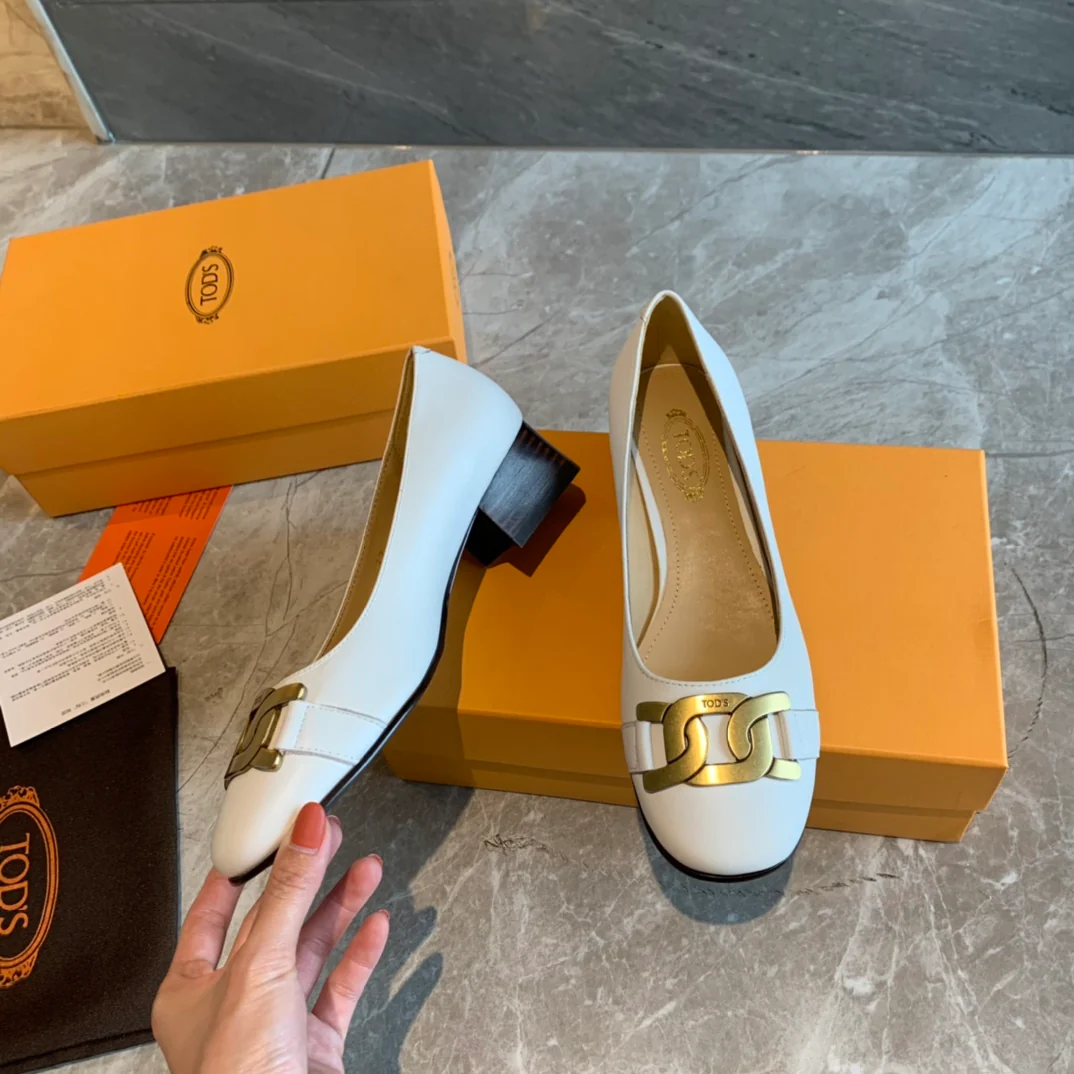 Туфли на низком каблуке Tods - 1