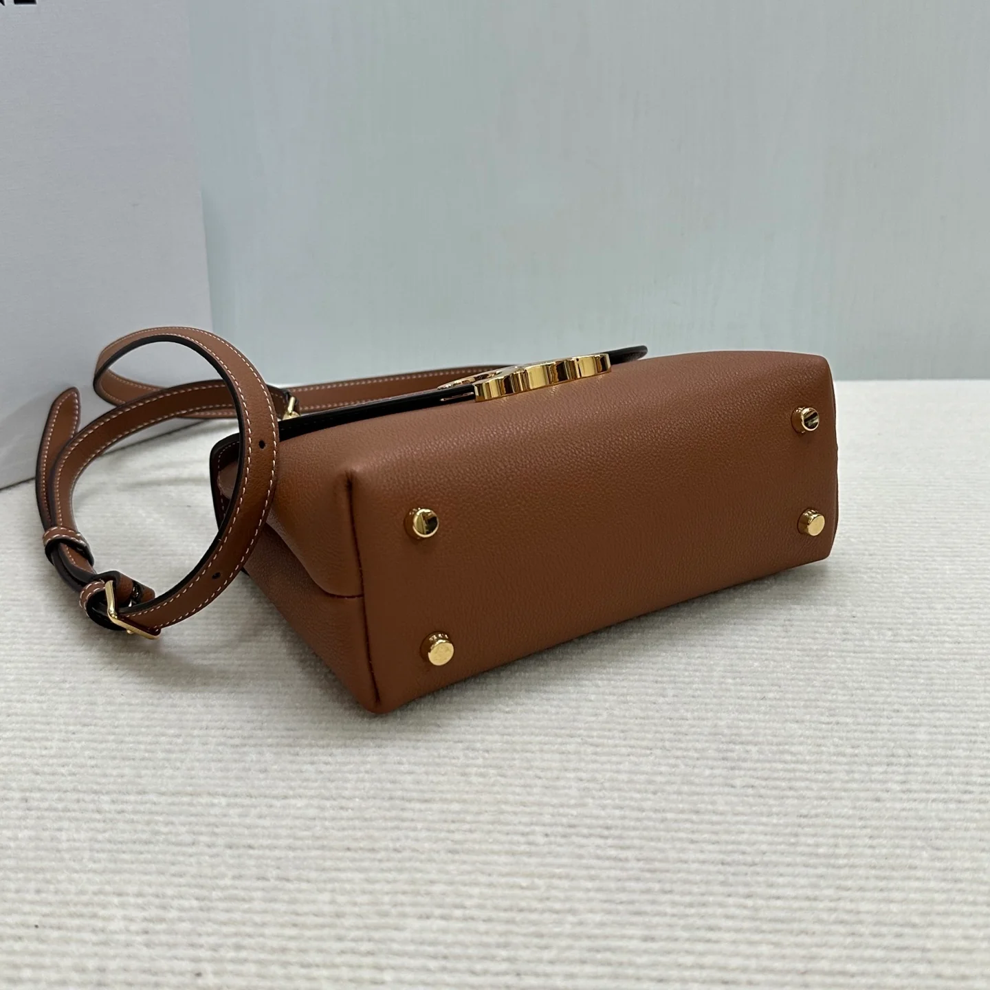 Celine - Триумфальная арка - Сумка Kelly - Коричневая