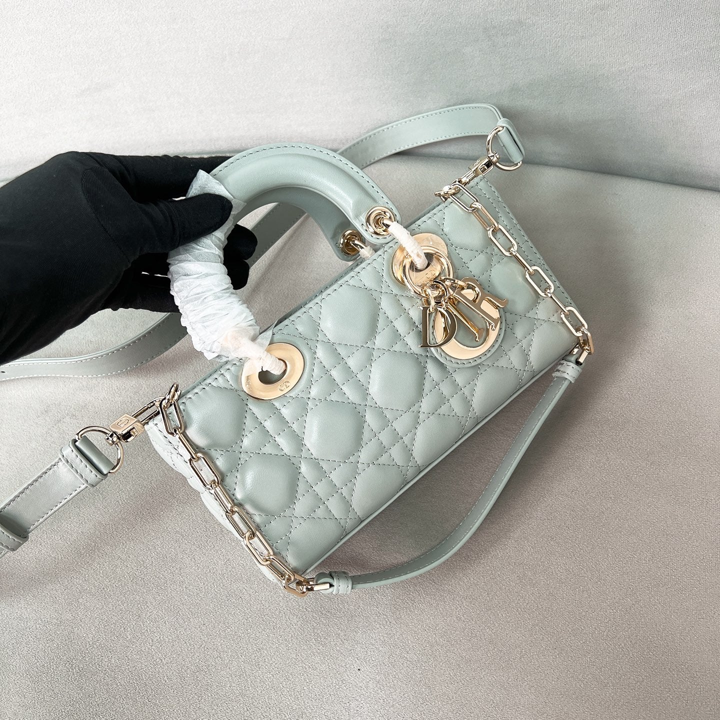 Dior Ladyd Joy Small Flagship Haze Blue