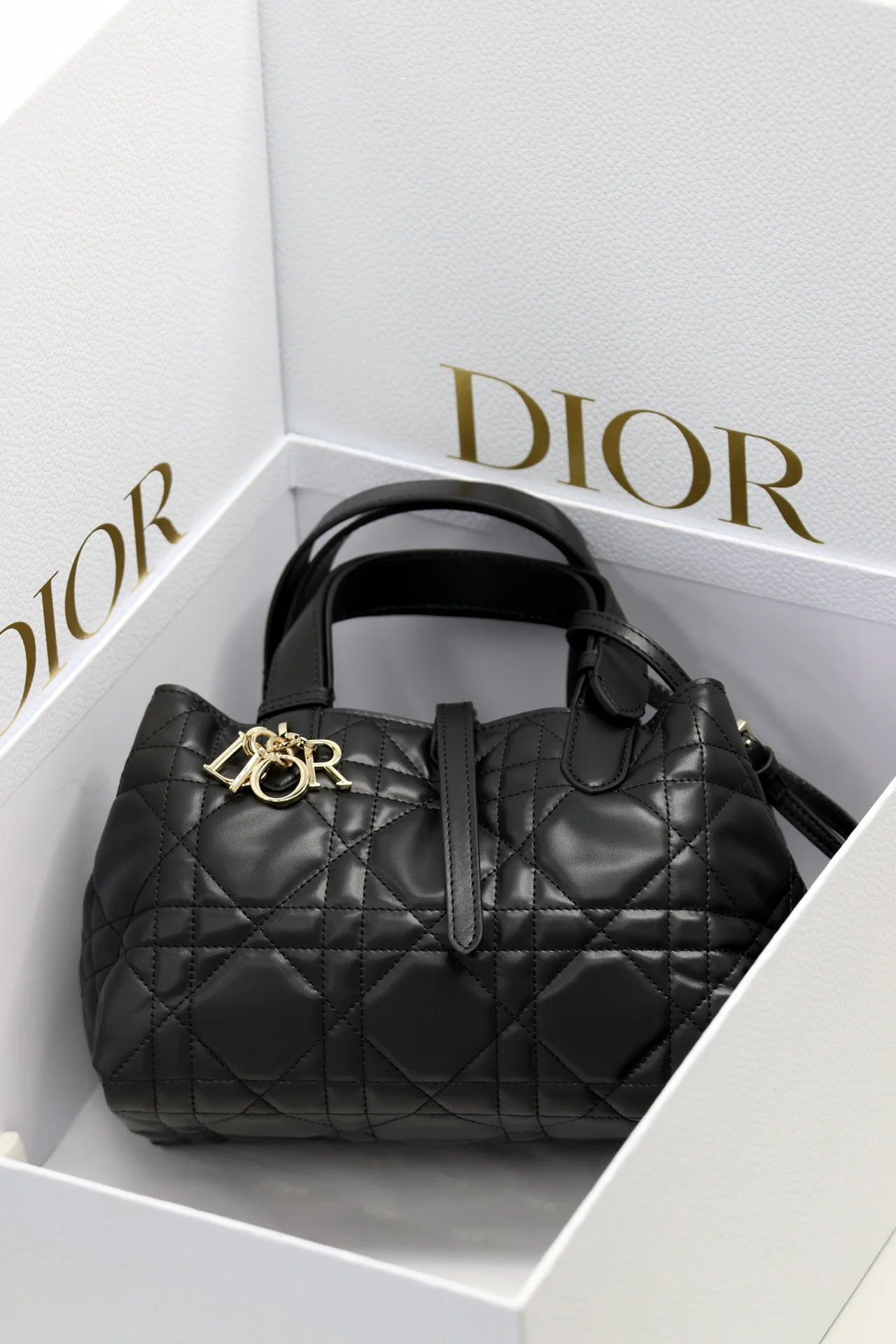 Маленькая сумочка Dior Toujours - черный - 1