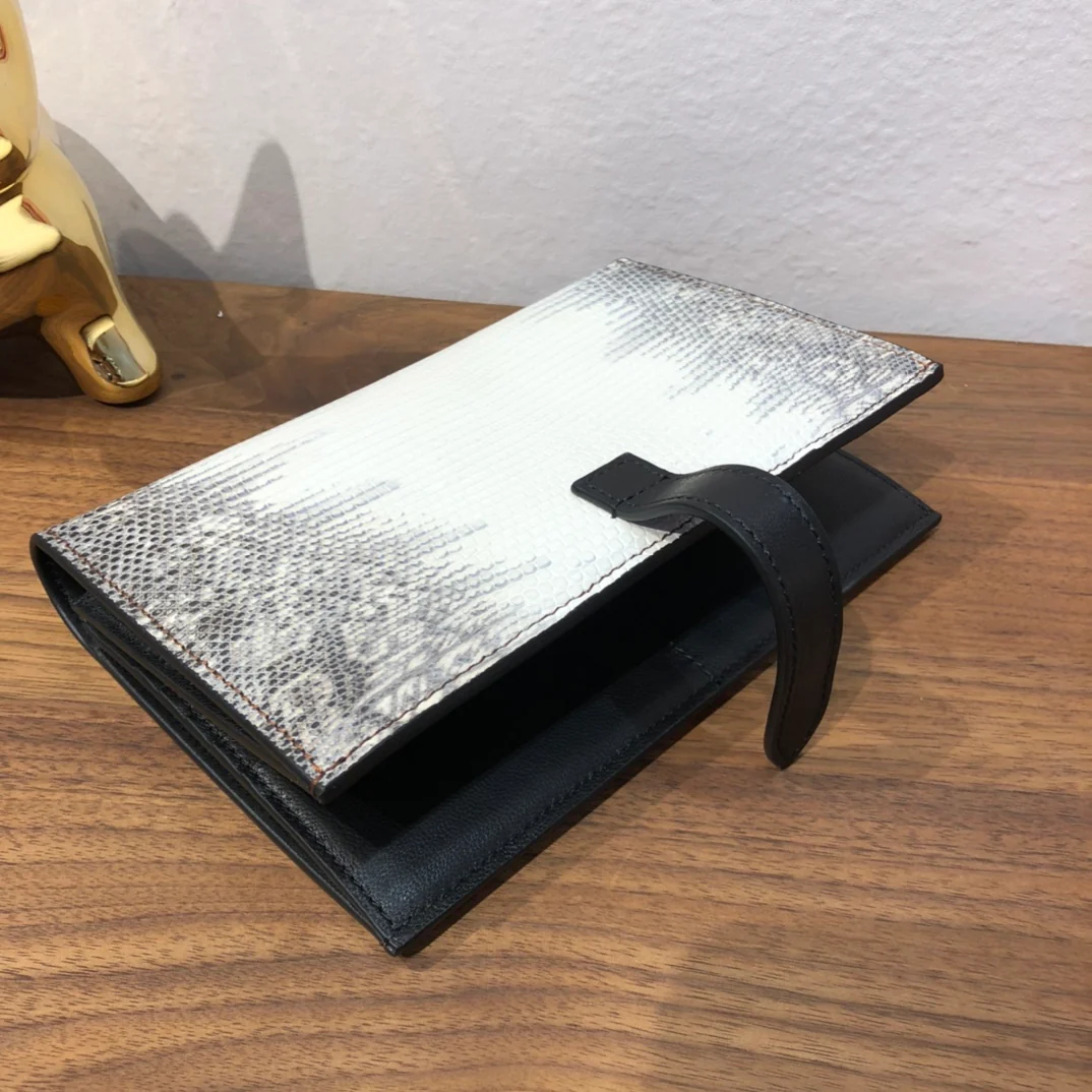 ремешок Celine, большой длинный кошелек, кожа ящерицы, 2