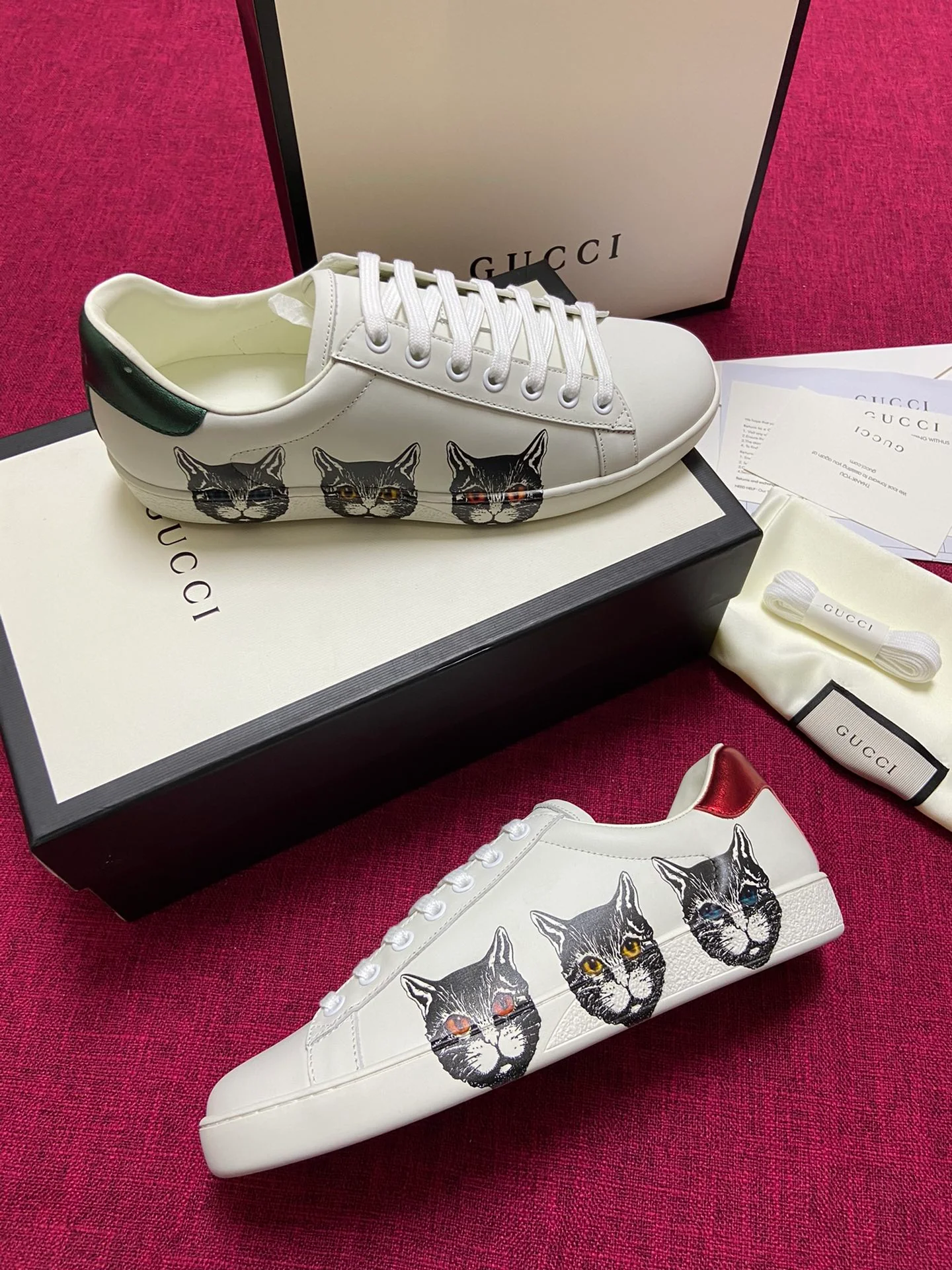 Gucci - Белые кроссовки - Кроссовки - Повседневная обувь - 10