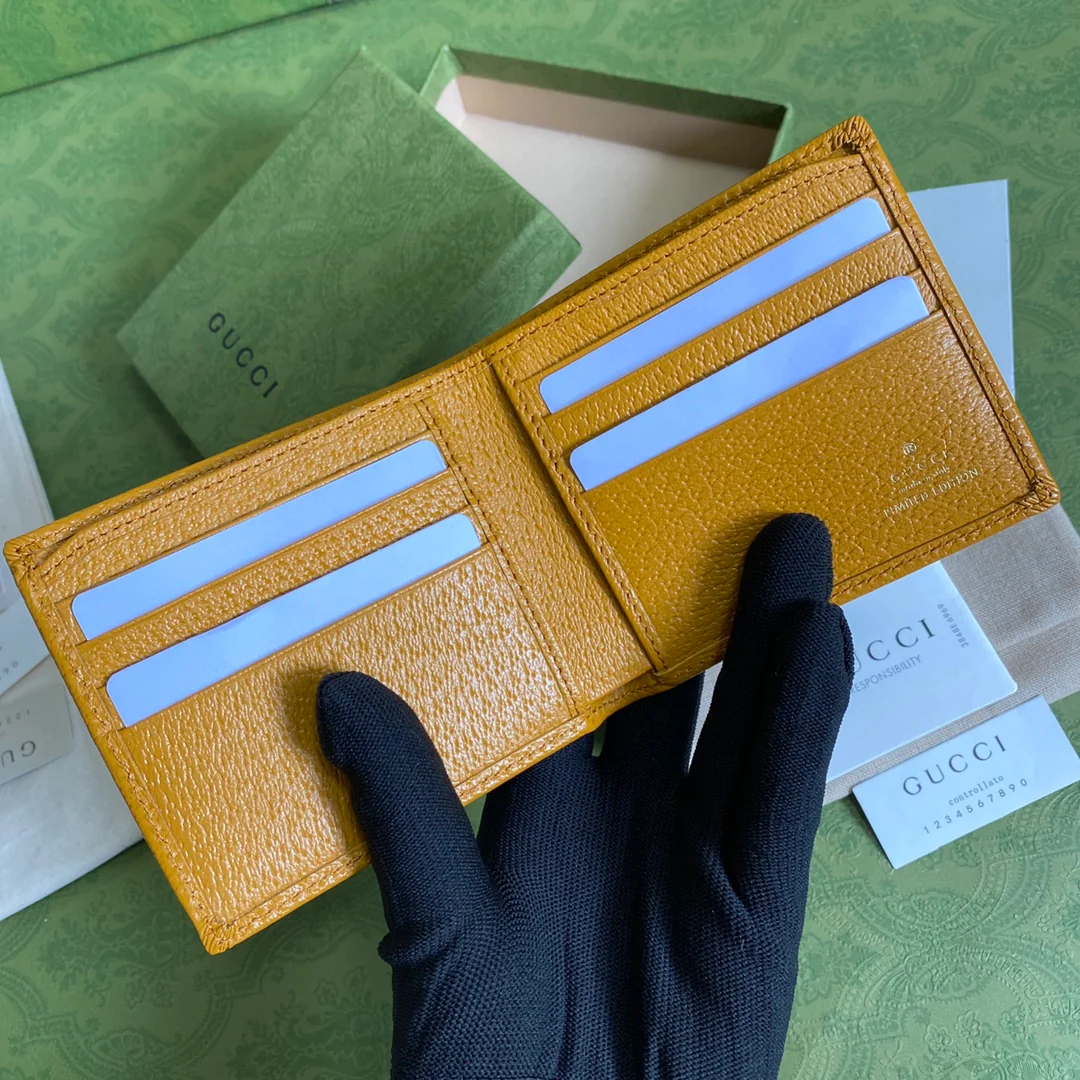 Gucci-泰迪熊联名短夹