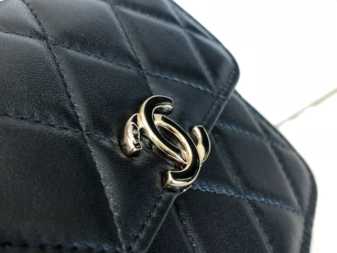 Маленькая сумка Chanel 2022 Métiers d'Art Collection — черный — кожа ягненка