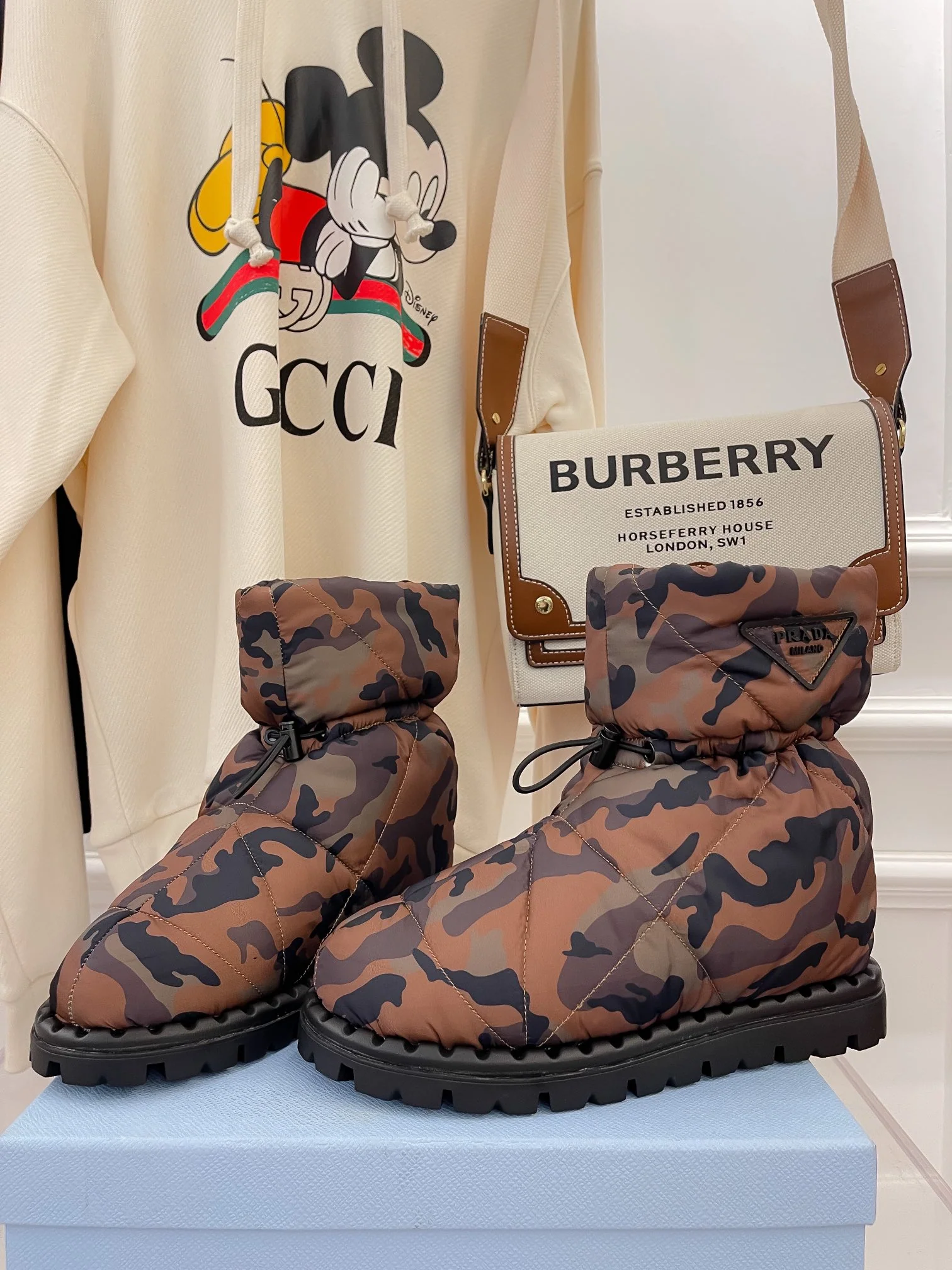 Обувь Prada - Prada - Хит продаж - Пуховые сапоги для снега