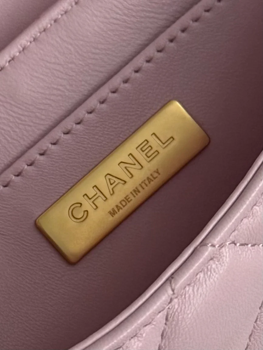 Сумка с ручкой и клапаном, маленькая, розовая, 25 пенсов