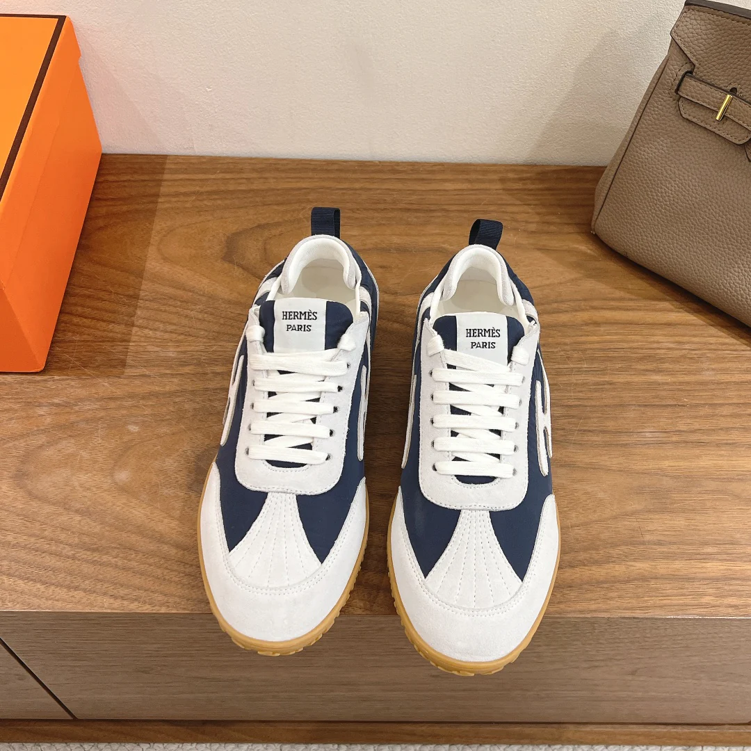 Повседневные туфли Hermes 2024 - синие