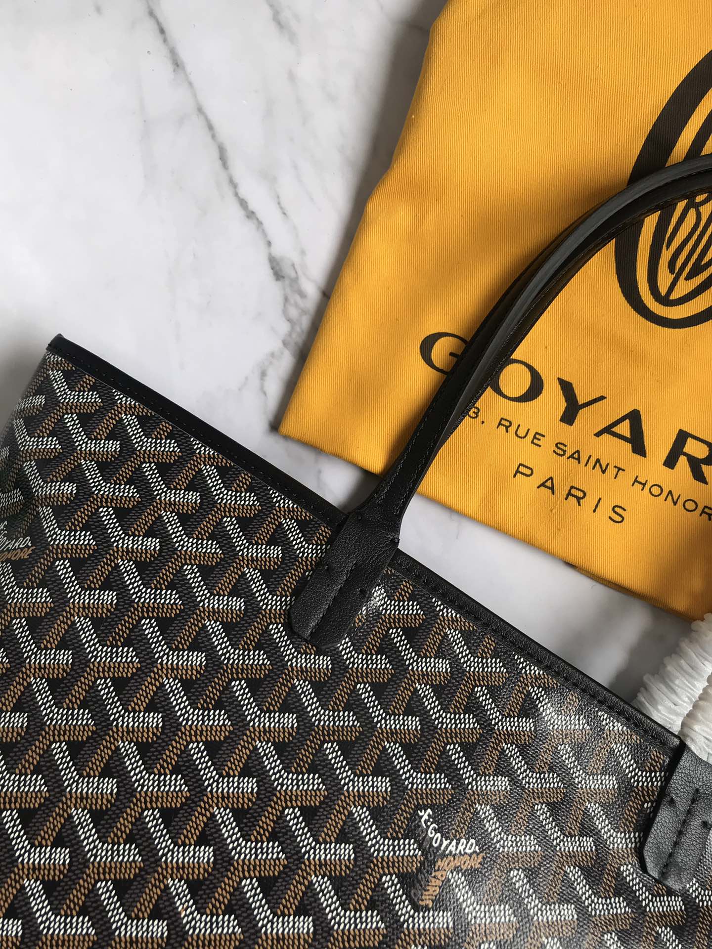 Маленькая сумка-тоут Goyard на молнии - серая - 1 шт.