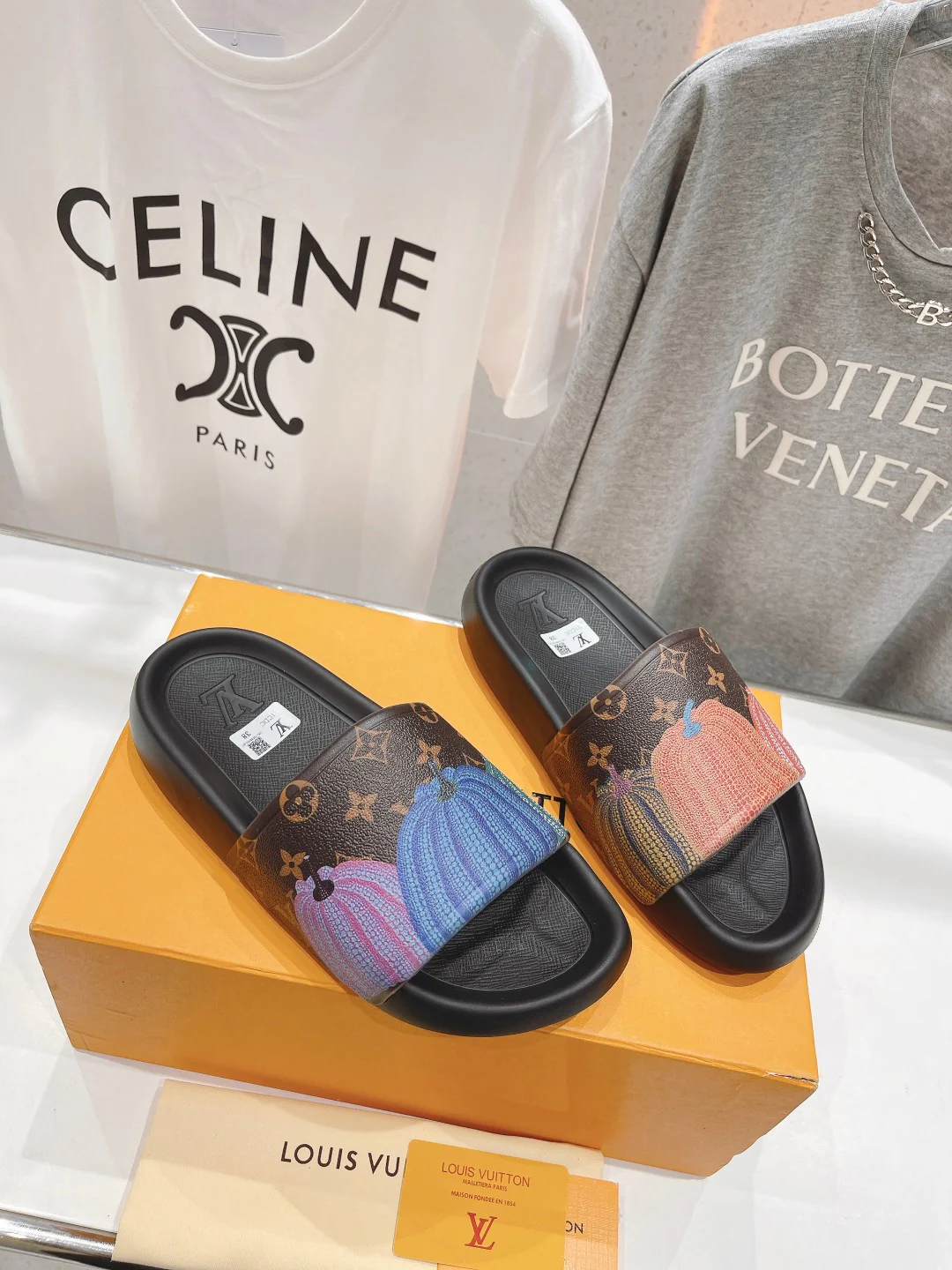 Новинка весны/лета 2023 года - Повседневные пляжные сандалии без шнурков - Тыквенный узор