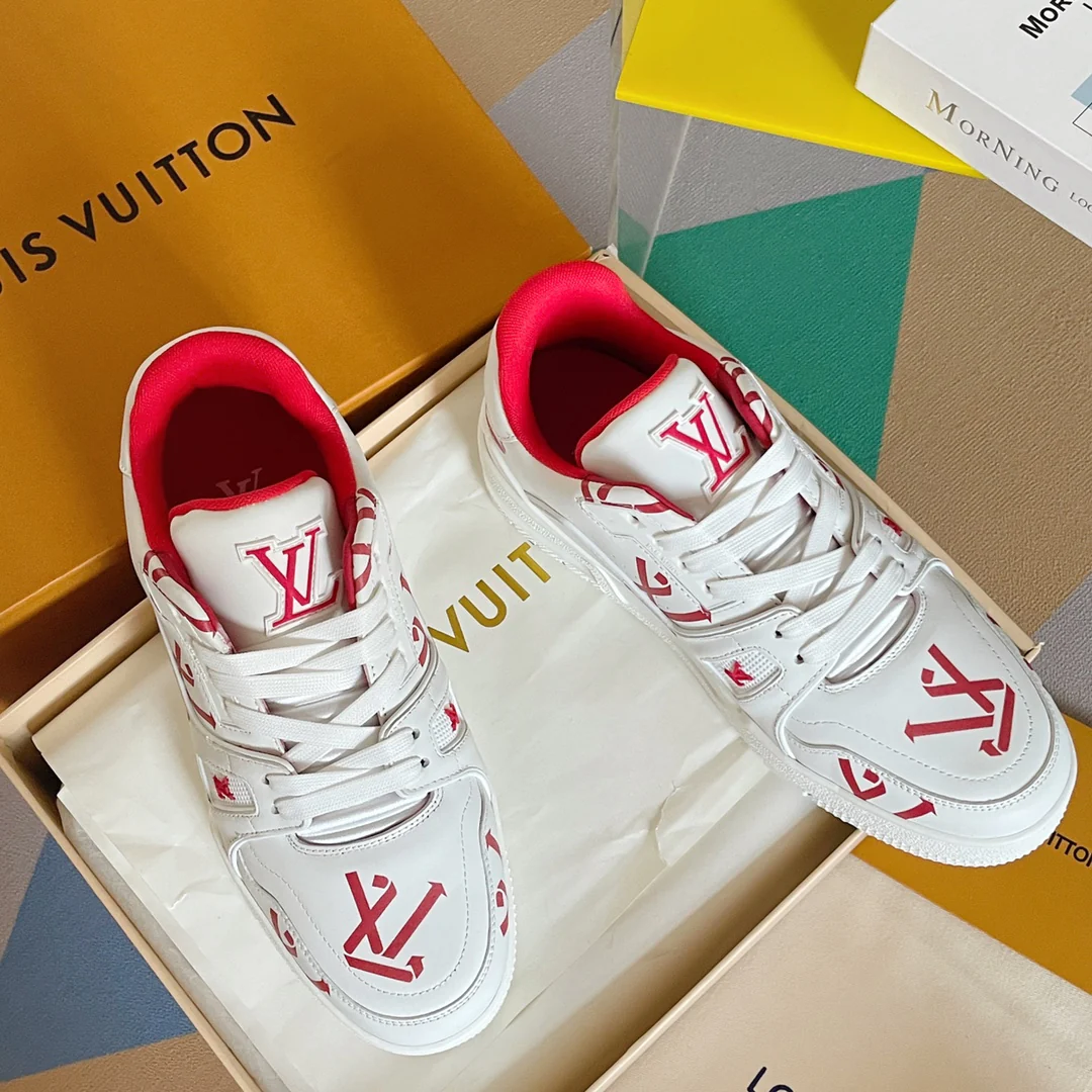 Кроссовки LV Trainer - красные