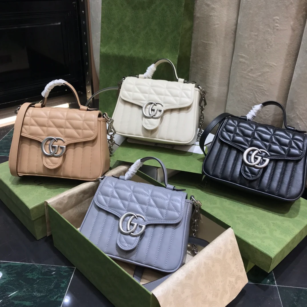 Коллекция геометрических сумок Gucci Marmont