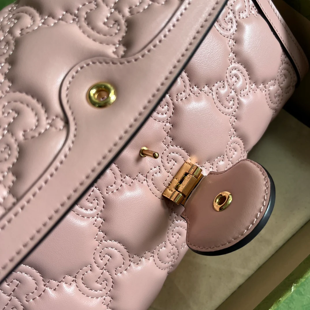 Маленькая кожаная сумочка Gucci-Matelasse - 1