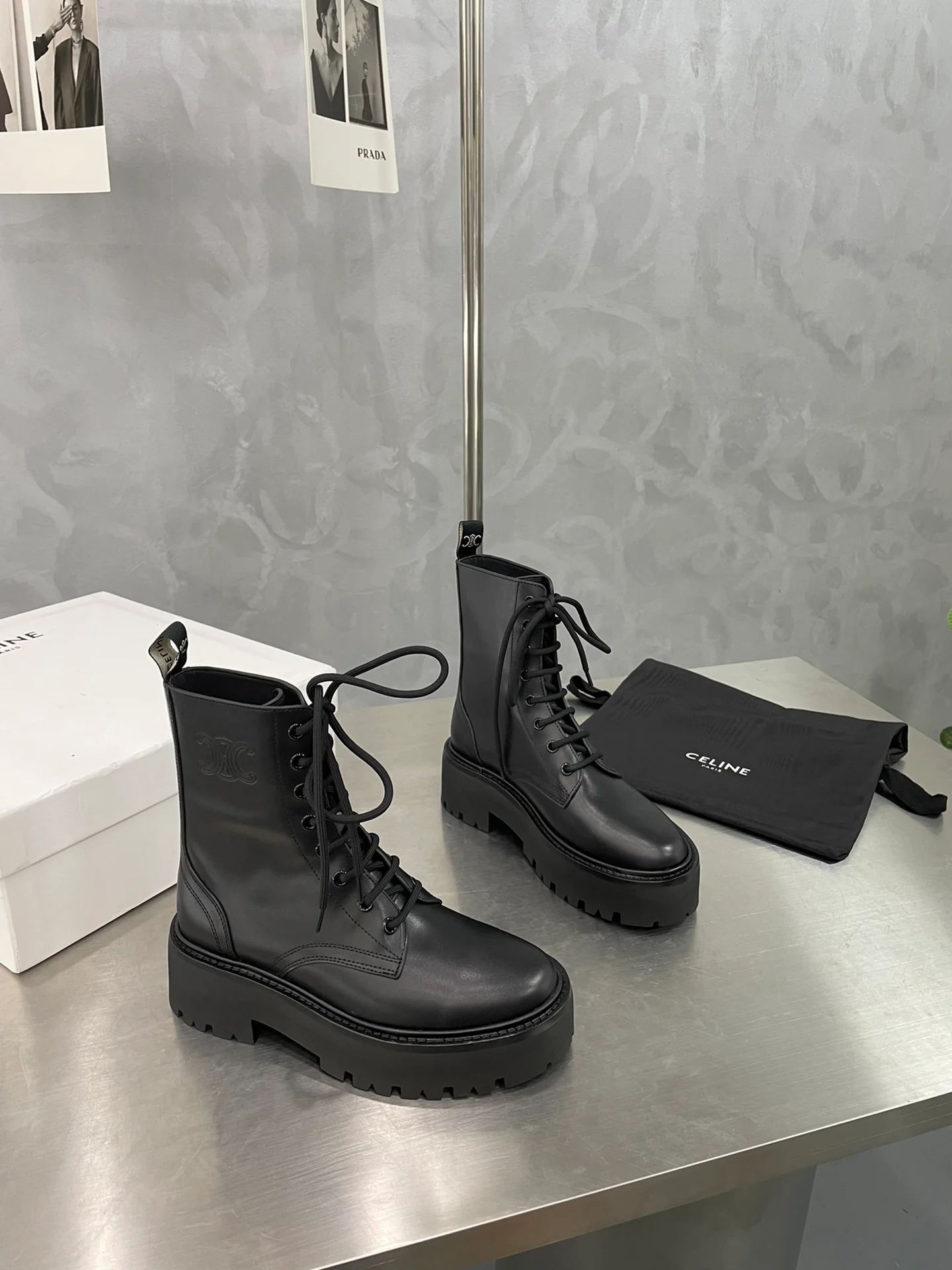 Celine - Сапоги для верховой езды - В стиле знаменитостей - Черные