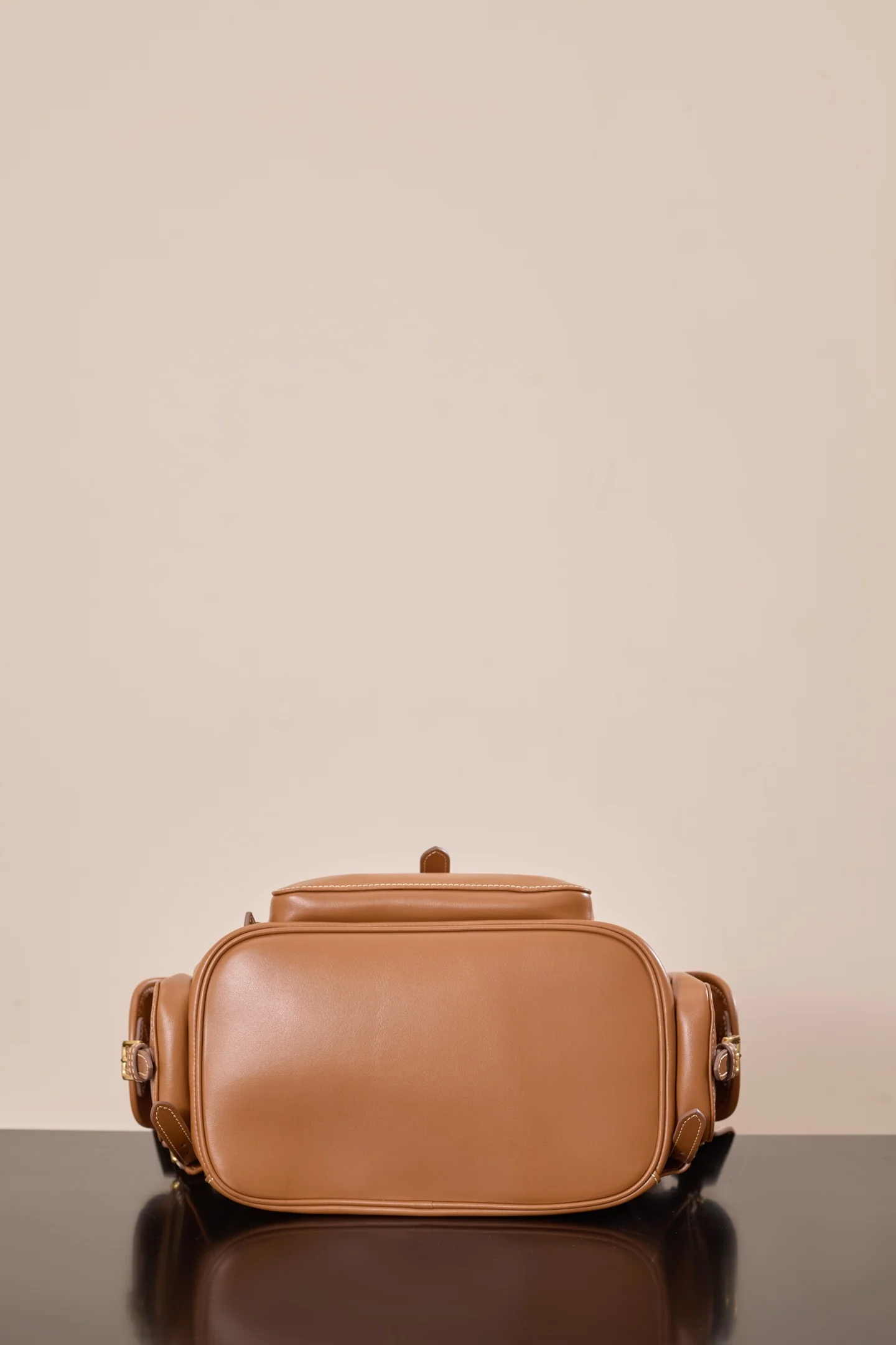 Рюкзак Miu Miu-5bz042m1880 из коровьей кожи - коричневый